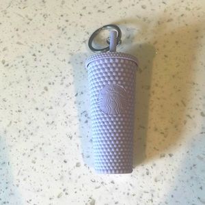 Purple Starbucks keychain